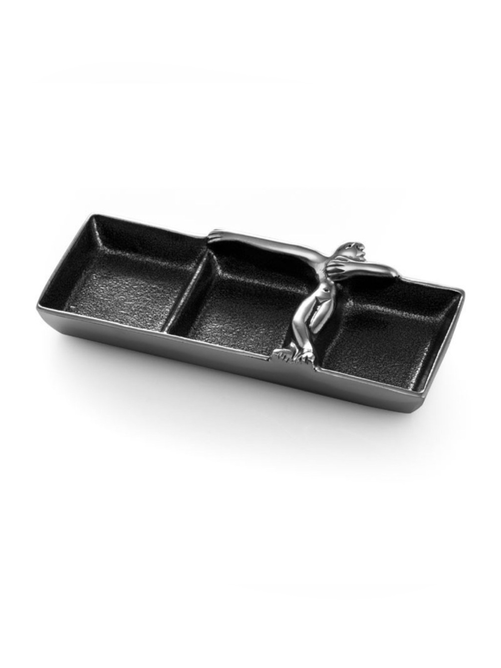 Collectible Carrol Boyes - Man At Work - Condiment Dish 7.25 X 3.25”